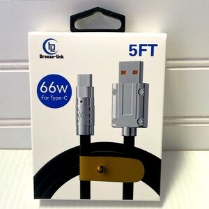 Breeze Link Type C 5 ft Phone Cord-NIB